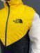 Мужская жилетка The North Face черная с желтым без капюшона Безрукавка ТНФ стеганная из плащевки Intr-1620135801 фото 6