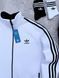 Мужской зимний спортивный костюм Adidas белый Комплект Адидас без капюшона Хар-72 фото 2