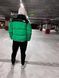 Чоловіча зимова куртка The North Face оверсайз зелена Пуховик ТНФ Arm-TH8 фото 5