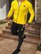 Мужской спортивный костюм Adidas желтый Комплект Адидас Кофта на змейке Штаны Seas-12 фото 1