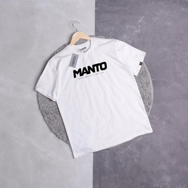 Чоловіча футболка Manto Stomp біла бавовняна Теніска Манто Стомп Ads-290 фото