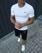 Мужской летний костюм Nike Футболка Шорты Барсетка белый комплект Найк Intr-1586983583 фото 5