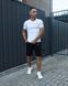 Мужской летний костюм Nike Футболка Шорты Барсетка белый комплект Найк Intr-1586983583 фото 6