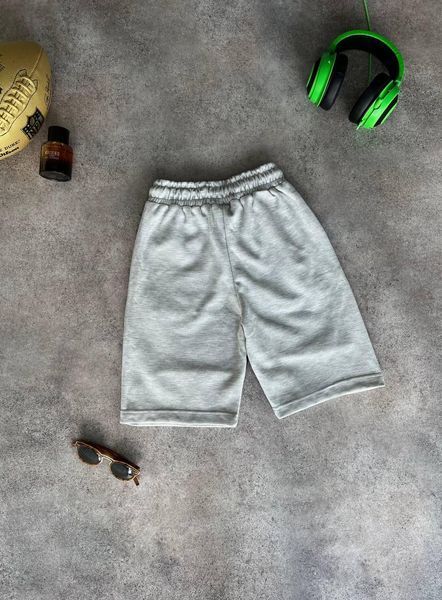 Мужские спортивные шорты Nike серые с черным хлопковые с карманами Найк Моло-KN78 фото