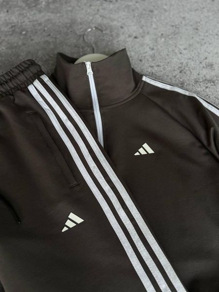 Чоловічий спортивний костюм Adidas темно сірий Комплект Адідас без капюшона Моло-61SW фото