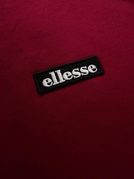 Мужской зимний спортивный костюм Ellesse без капюшона бордовый с черным Комплект Элис Свитшот Штаны Хар-674 фото