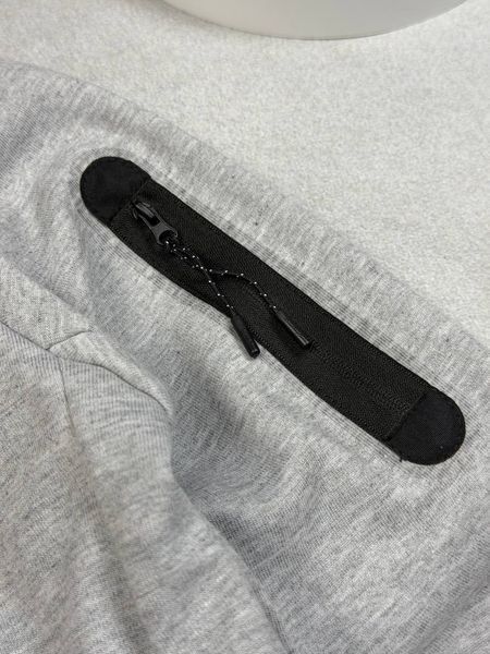 Жіноча демісезонна кофта Nike Tech Fleece сіра Dej-2 фото