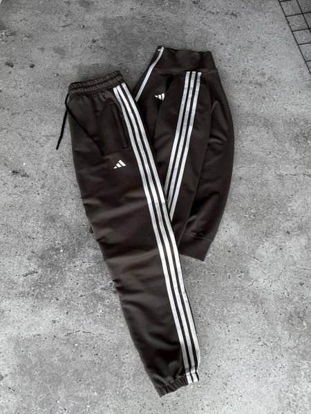 Чоловічий спортивний костюм Adidas темно сірий Комплект Адідас без капюшона Моло-61SW фото