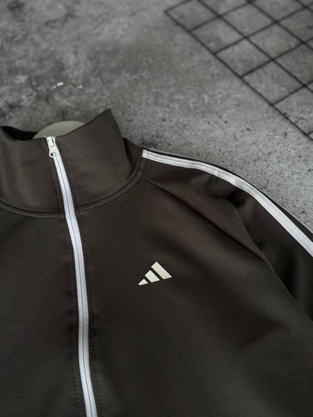 Чоловічий спортивний костюм Adidas темно сірий Комплект Адідас без капюшона Моло-61SW фото