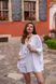 Жіночий літній костюм сорочка подовжена та шорти білий Intr-Sweet-б фото 5