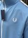 Чоловічий костюм Fred Perry з лампасами блакитний Комплект Фред Перрі Кофта Штани хар-633 фото 4