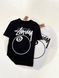 Чоловіча футболка Stussy ball біла бавовняна Теніска Стуссі гла-63 фото 3