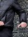 Мужская зимняя куртка Nike черная с хаки Пуховик Найк с капюшоном Intr-1676227897 фото 3