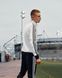 Чоловічий спортивний костюм Adidas зі змійкою білий Комплект Адідас без капюшона Мой-143 4 фото 5