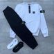 Мужской спортивный костюм Stone Island черный Комплект Стон Айленд Свитшот Штаны Мой-6\хар- 64 фото 5