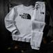 Мужской зимний спортивный костюм The North Face серый Комплект ТНФ Худи Худи Штаны Hot-7 фото 7