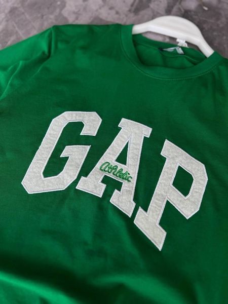 Чоловічі футболки оверсайз Gap зелена Теніска Гап Моло-8-16 фото