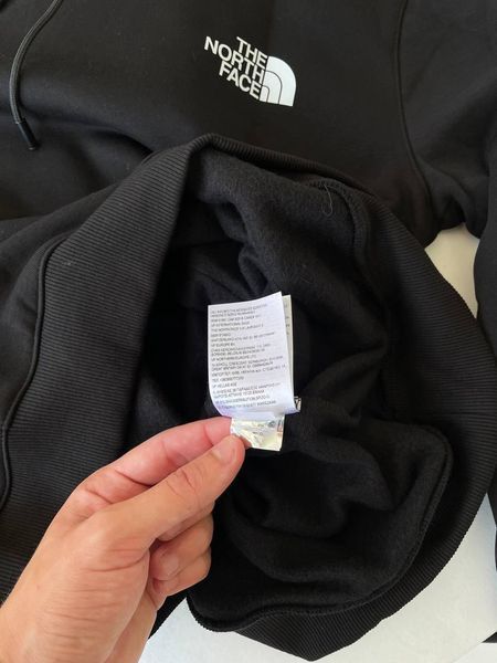 Мужское зимнее худи The North Face на микрофлисе белое Кофта ТНФ с капюшоном Гла-146 фото