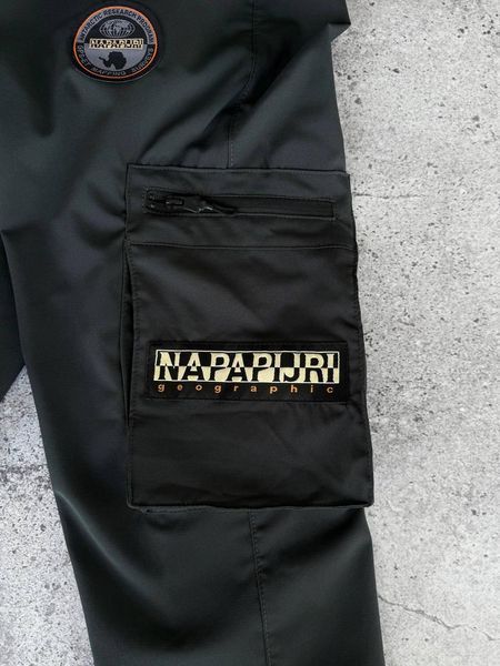Мужские спортивные штаны Napapijri темно-серые Джоггеры Напапири демисезонные Моло-N/P63 фото