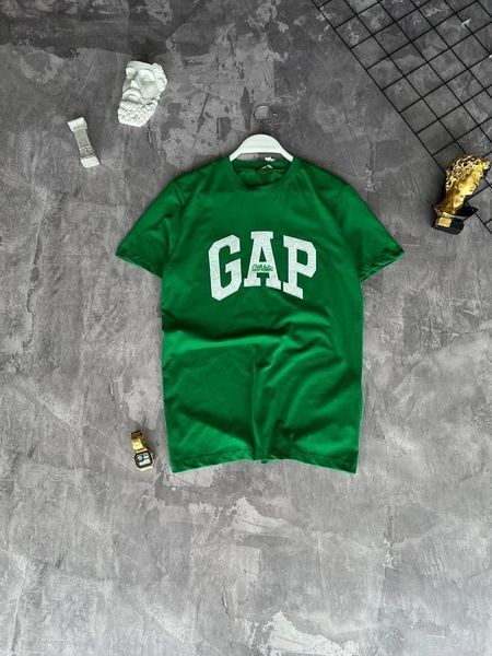 Чоловічі футболки оверсайз Gap зелена Теніска Гап Моло-8-16 фото