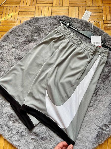 Мужские шорты Nike Big Swoosh Dry Fit серые Найк Биг Свуш Драй Фит Arm-Dr_37902 фото