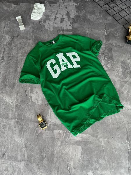 Чоловічі футболки оверсайз Gap зелена Теніска Гап Моло-8-16 фото