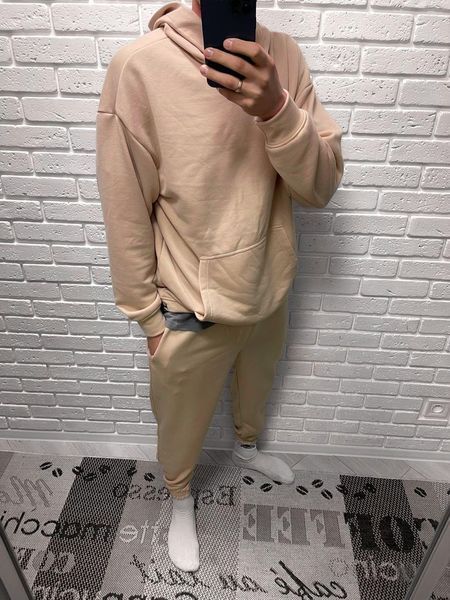 Мужской спортивный костюм оверсайз черный весенний oversize Smm-khs1 фото