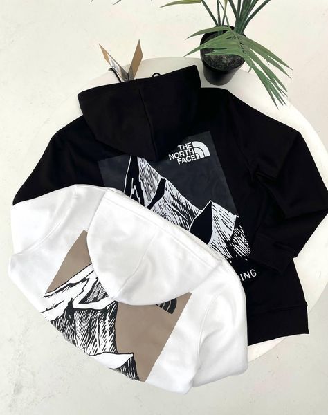 Мужское зимнее худи The North Face на микрофлисе белое Кофта ТНФ с капюшоном Гла-146 фото