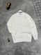 Мужской свитшот Stone Island белый с патчем Кофта Стон Айленд без капюшона Моло-780-21 фото 2