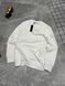 Мужской свитшот Stone Island белый с патчем Кофта Стон Айленд без капюшона Моло-780-21 фото 3