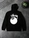 Мужское худи Stussy черное Ads-162 (коп1) фото 1