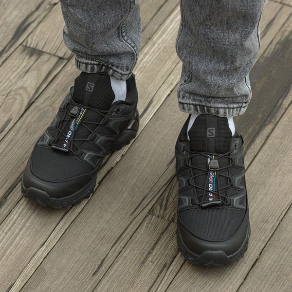 Чоловічі зимові термокросівки Salomon XA Pro Street Thinsulate Gore-Tex чорні In-2417 фото