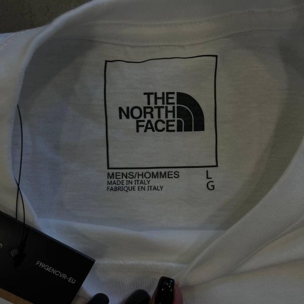 Чоловіча футболка The North Face біла ТНФ Гла-76 фото