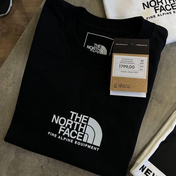 Чоловіча футболка The North Face біла ТНФ Гла-76 фото