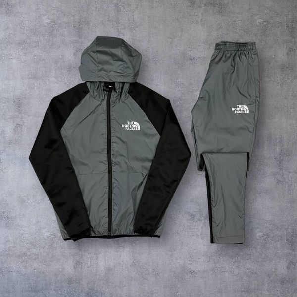 Чоловічий спортивний костюм The North Face на плащівці чорний Комплект ТНФ з капюшоном Will-118 фото