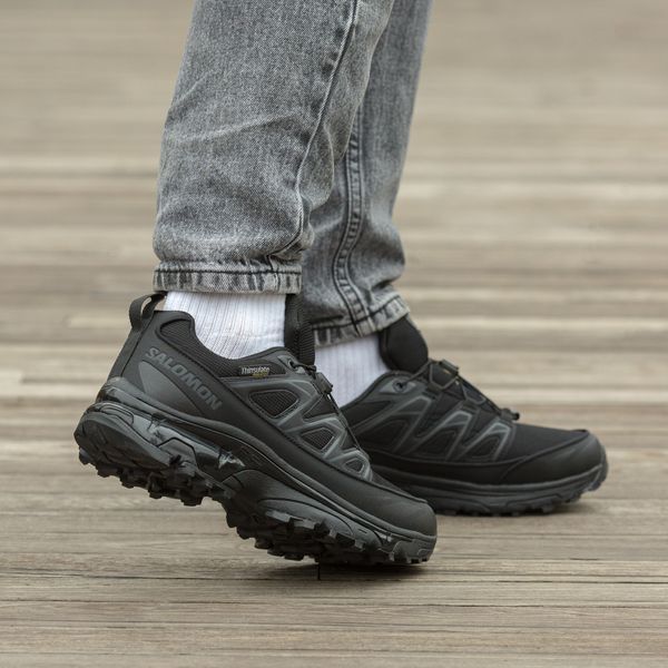 Чоловічі зимові термокросівки Salomon XA Pro Street Thinsulate Gore-Tex чорні In-2417 фото