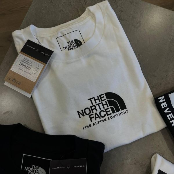 Чоловіча футболка The North Face біла ТНФ Гла-76 фото