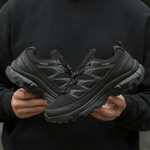 Чоловічі зимові термокросівки Salomon XA Pro Street Thinsulate Gore-Tex чорні In-2417 фото