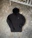 Чоловіча зимова толстовка Nike на блискавці чорна Кофта Найк Rap-RD266 фото 2