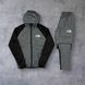 Чоловічий спортивний костюм The North Face на плащівці чорний Комплект ТНФ з капюшоном Will-118 фото 2