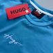 Мужской летний костюм Hugo Boss Футболка Шорты синий Хьюго Босс Хар-451 фото 3