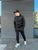 Мужской зимний спортивный костюм Nike черный Комплект Найк на змейке с капюшоном Мой-8 фото