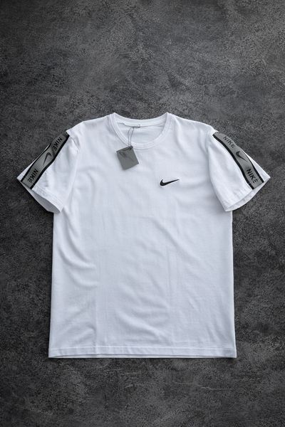 Чоловіча футболка Nike чорна з лампасами Pav-150ч фото