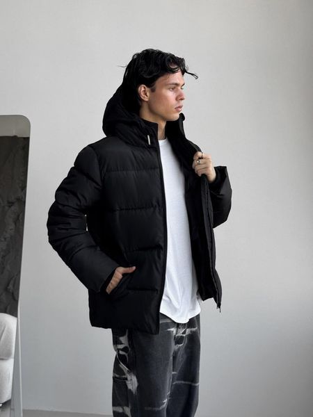 Чоловіча зимова куртка The North Face чорна Пуховик Зе Норд Фейс Мой-9 3 фото