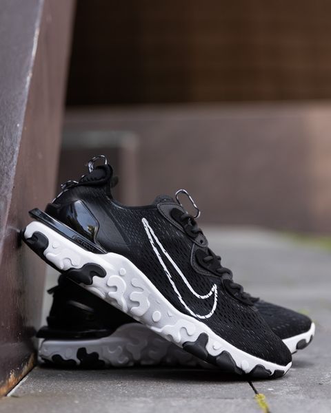 Чоловічі кросівки Nike React Vision чорні Pow-NK161 (коп1) фото