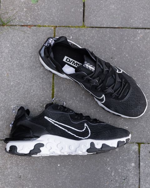 Чоловічі кросівки Nike React Vision чорні Pow-NK161 (коп1) фото