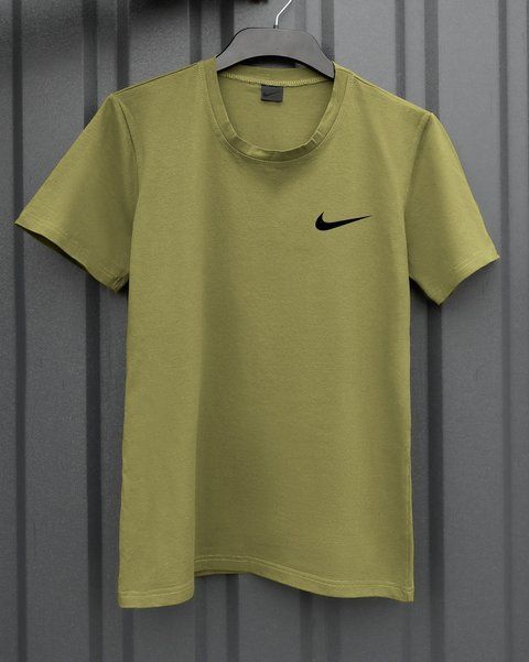 Мужская футболка Nike хаки Тенниска Найк Intr-1621236990 фото