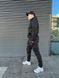 Мужской зимний спортивный костюм Nike черный Комплект Найк на змейке с капюшоном Мой-8 фото 3