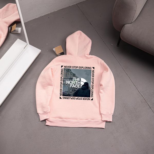 Чоловіче зимове худі The North Face з капюшоном чорне Толстовка ТНФ Ads-480 фото