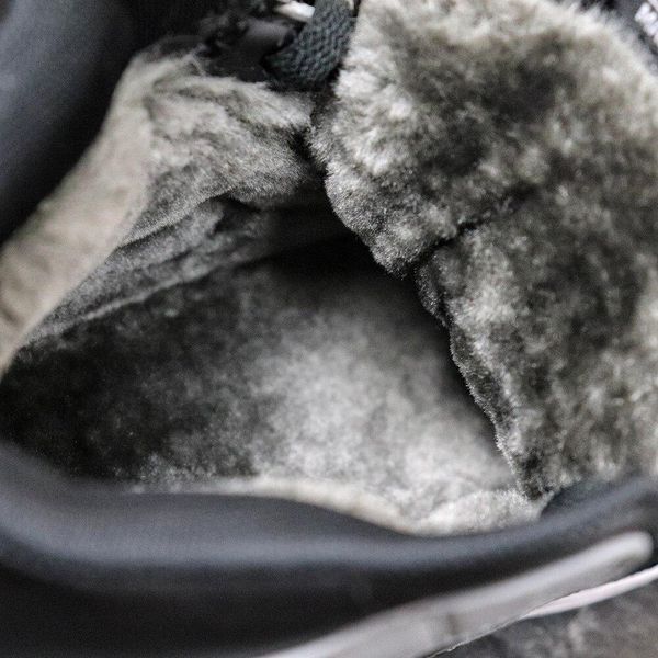 Мужские зимние кроссовки Nike Air Jordan 1 черно-белые Найк Джордан кожаные Arm-A8343-ч фото